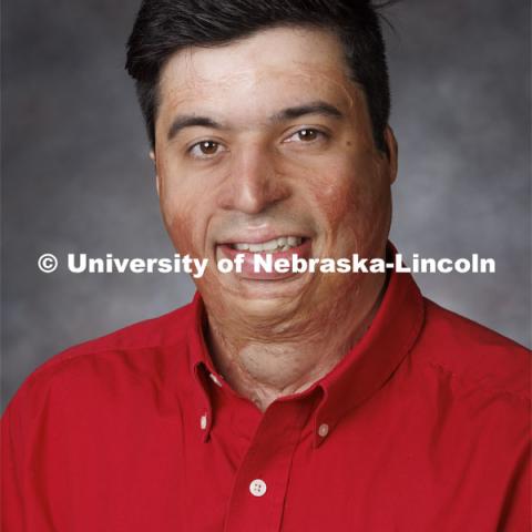 Studio portrait of Luan Pereira De Oliveira, Extension Educator. Portraits of Extension, IANR and CASNR educators. May 10, 2022. Photo by Craig Chandler / University Communication.